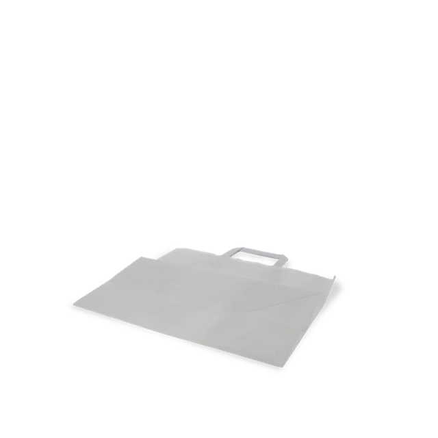 White Paper carrrier bags | 32x17x27cm | 250 pcs