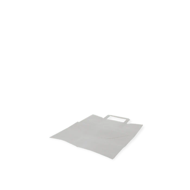 Paper carrier bags 26x17x27cm white | 250 pcs