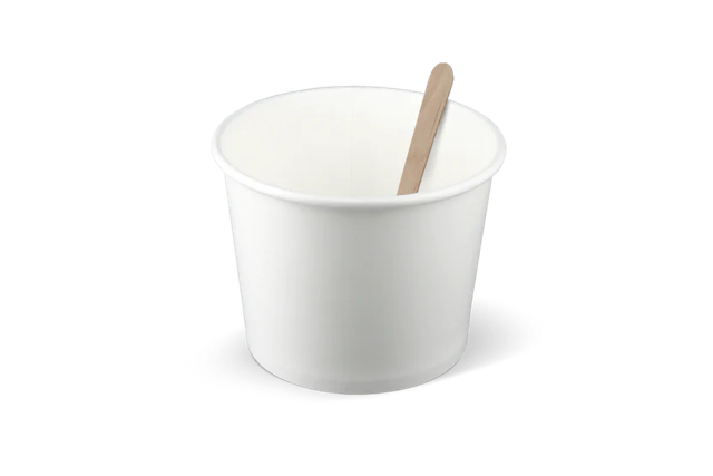 Gobelet à crème glacée Carton 360ml Ø106mm 12oz Blanc | 1.000 pcs