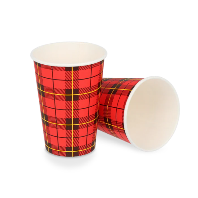 Tasse à Café 180cc 7.5oz Ø7 cm Tartan scotty | 2.500 pcs