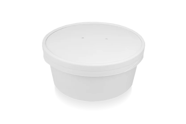 Salade Poke Bowl 750ml 26oz Ø14,8x6 cm Blanc | 300 pcs