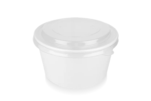 Salade Poke Bowl 1000ml 32oz Ø14,8x7,8 cm Blanc | 300 pcs