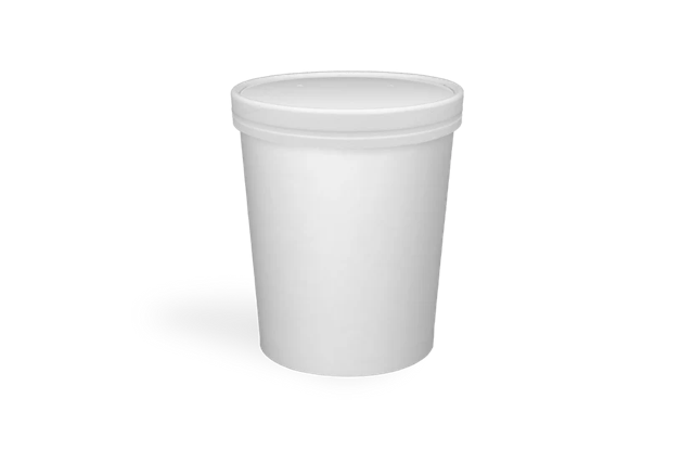 Gobelet à soupe Carton 1000ml Ø11,8cm 32oz Blanc | 500 pcs