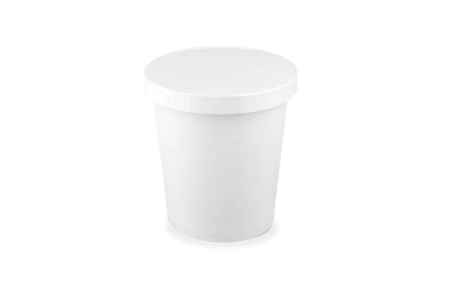 Couvercle Carton Pot à sauce Ø6,2cm Blanc | 500 pcs