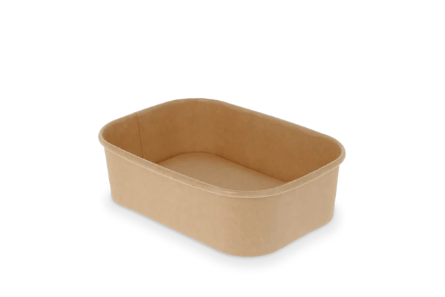 Cardboard container 121x52x173 mm 650ml Kraft