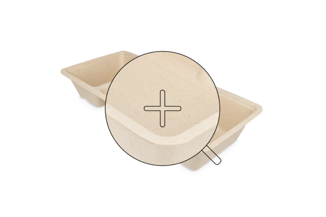 Barquette à frites A22 | A9+1Canne à sucre | 500 pcs