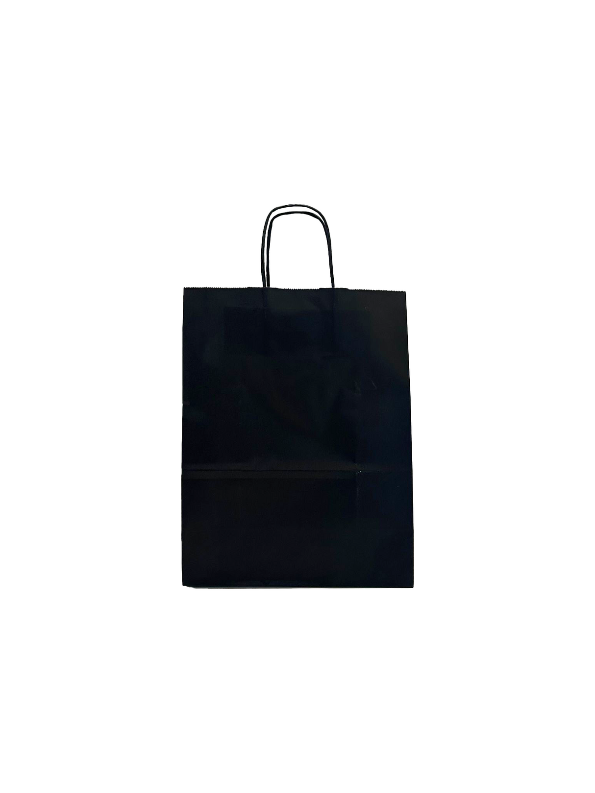 Sacs en papier Noir, 240+120x310mm - 50 pcs