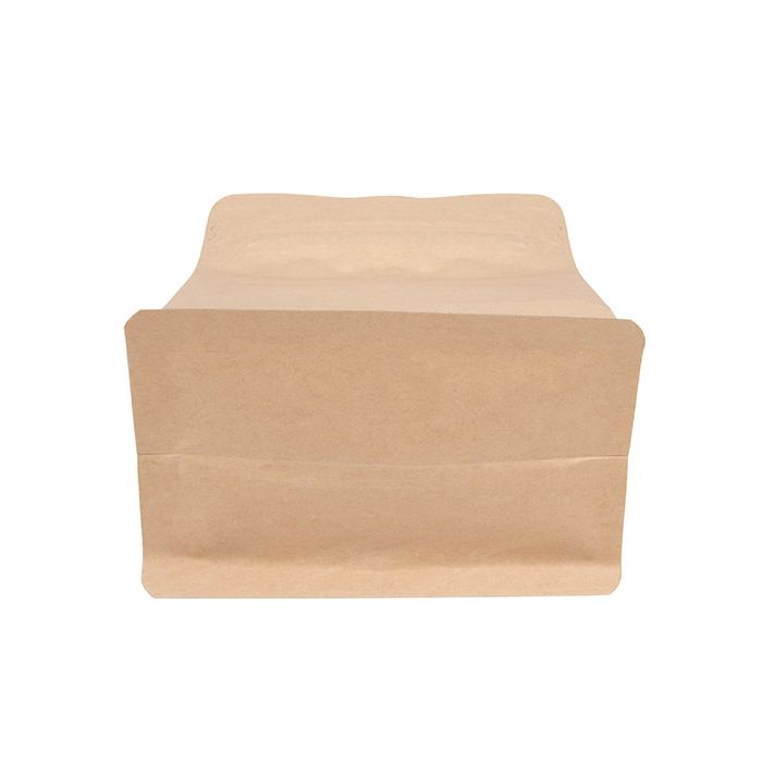 Sachet Kraft à fond plat pour café, 12,7x7,9x20,3cm