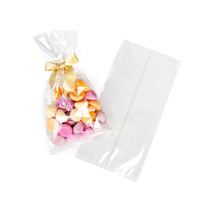 Sachet cellophane compostable à la maison 17.8x35.6 cm - 100 pièces