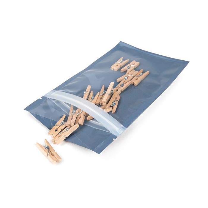 Eco-Friendly Grip Seal Bags Black 7.6x11.4 cm - 100 pieces