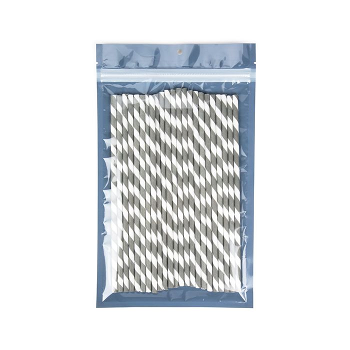 Eco-Friendly Grip Seal Bags Black 15.2x23.5 cm - 100 pieces