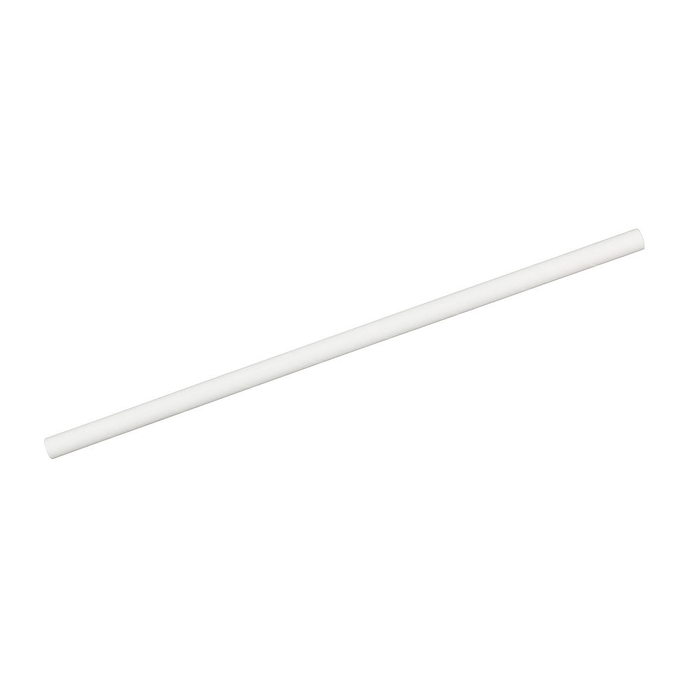 Pailles jumbo en papier 23 cm, Ø 0,8 cm Blanc - 3450 pièces