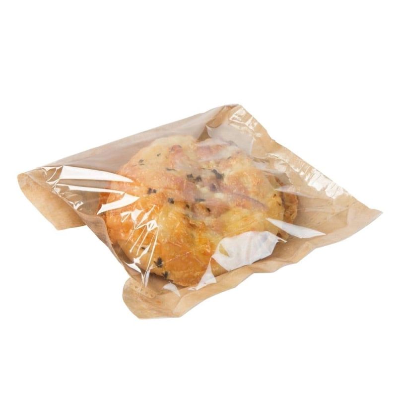 Sachet à snack papier/film organique 17.5 x 20 cm - 500 pièces