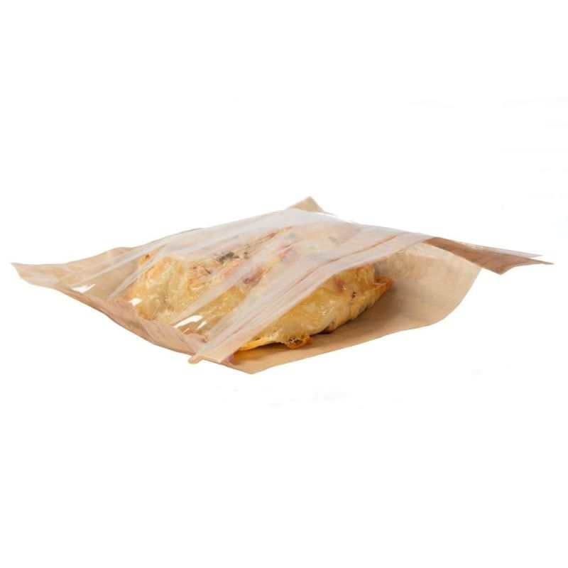 Sachet à snack papier/film organique 17.5 x 20 cm - 500 pièces