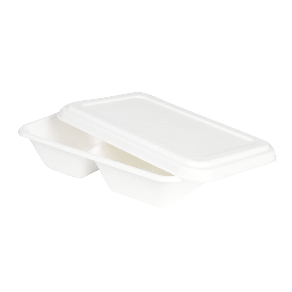 Couvercle en canne à sucre 23 x 14.5 cm - 500 pièces