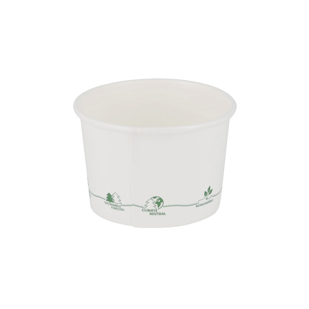 Bol en carton 200 ml, Ø 90 mm, "EcoUp ©" - 1000 pièces