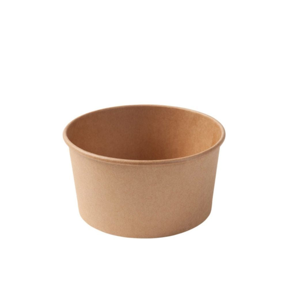 Cardboard bowls brown 800 ml Ø 150 mm round