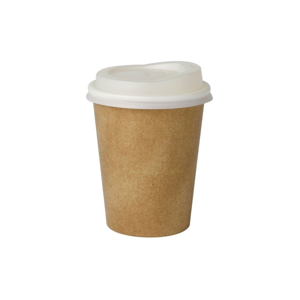 Tasse en carton 200 ml Ø 80 mm Marron - 1000 pièces