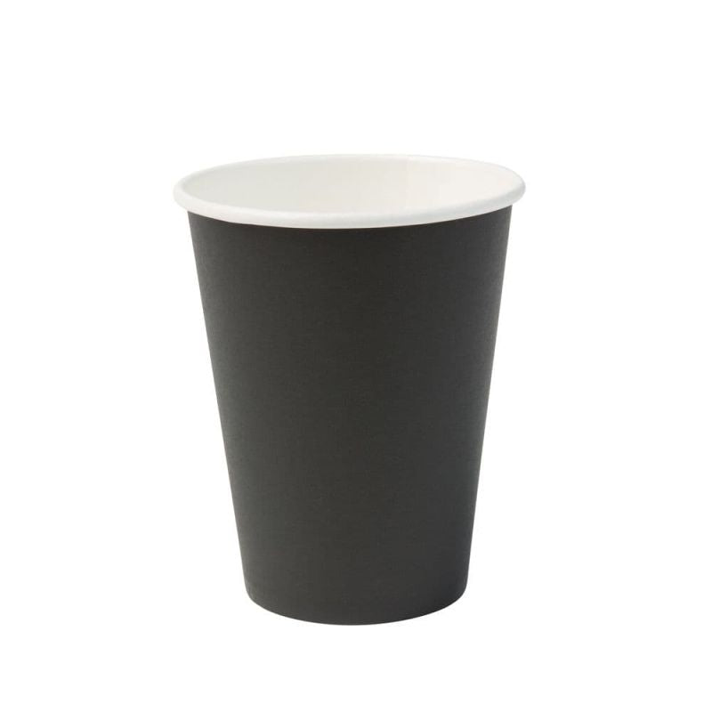 Cup Cardboard 300 ml Ø 90 mm Black (1000 pieces) [GB