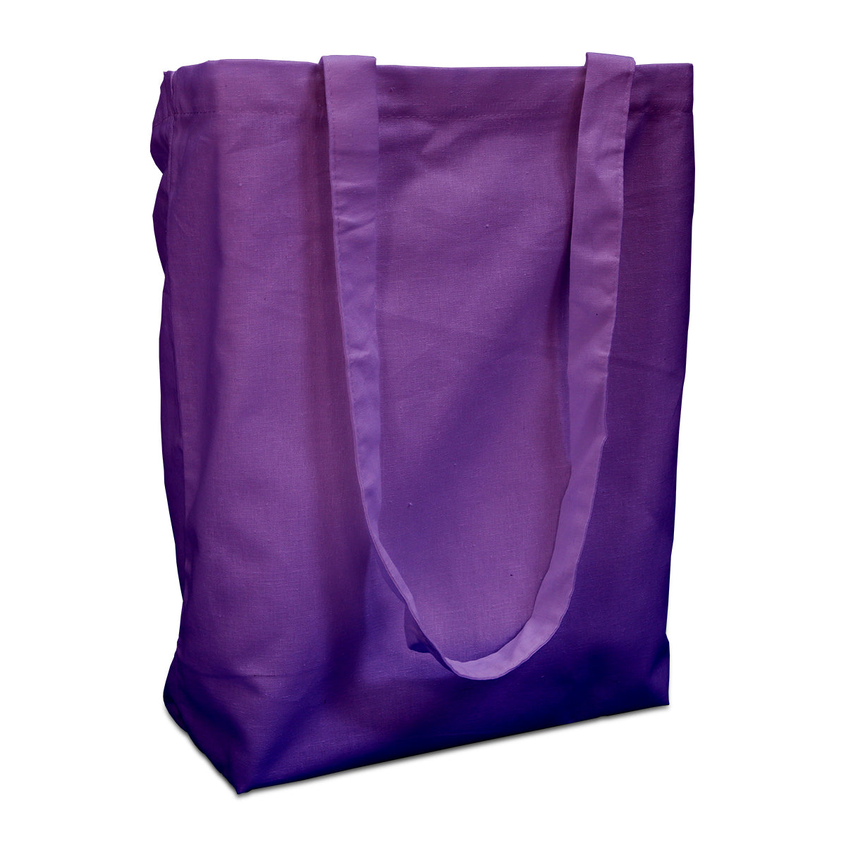 Cotton carrier bags 38x42cm with handle purple 38x42cm (250 pcs.) [FP