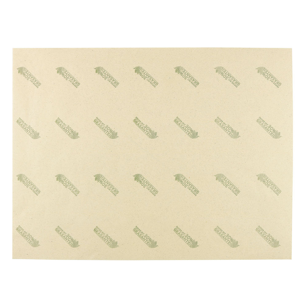Feuilles d'emballage en papier d'herbe 43 x 33 cm - 800 pièces