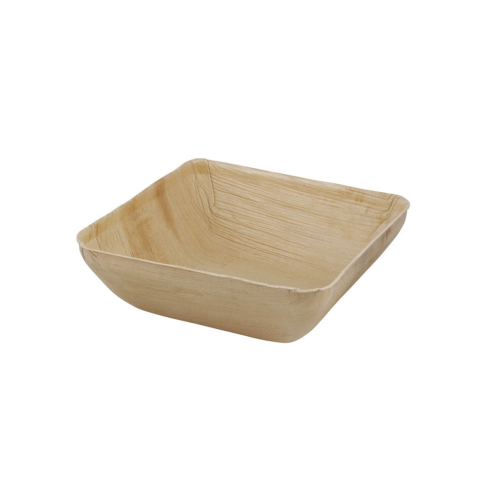 Bols Palmware® 18x5x18 cm 800 ml, avec couvercles carrés - 60 pièces