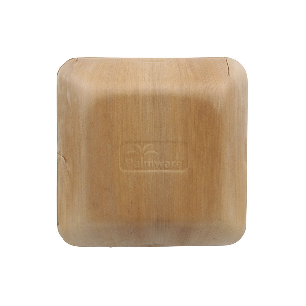 Bols Palmware® 18x5x18 cm 800 ml, avec couvercles carrés - 60 pièces