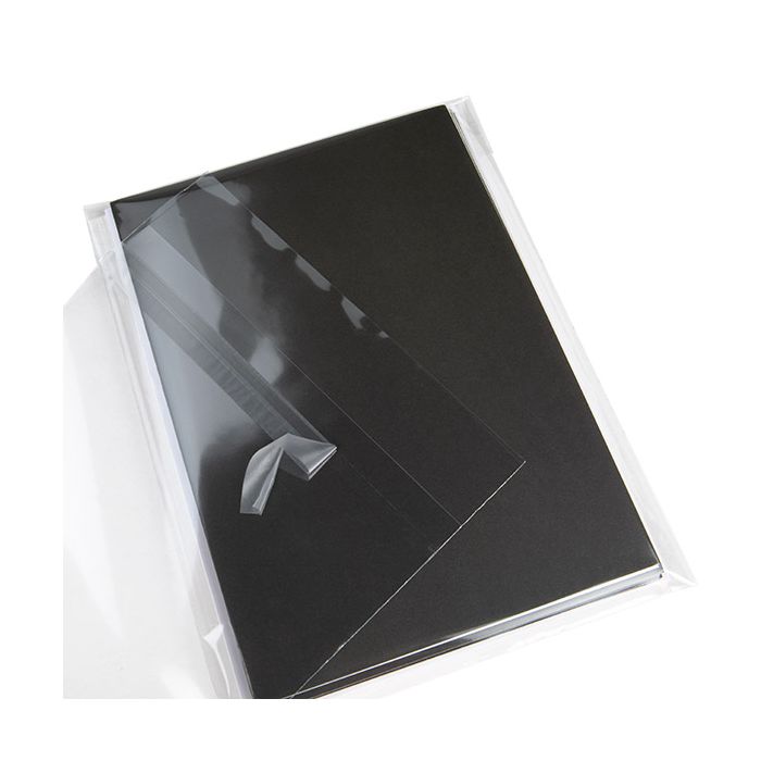 Sachet écologique 14,8x19.1 cm à rabat sécurisé - 100 pieces