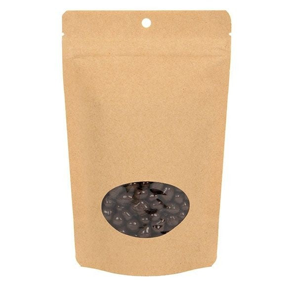 Doypack Eco en papier Kraft, 113 gr 130x79x206mm - 100 pcs