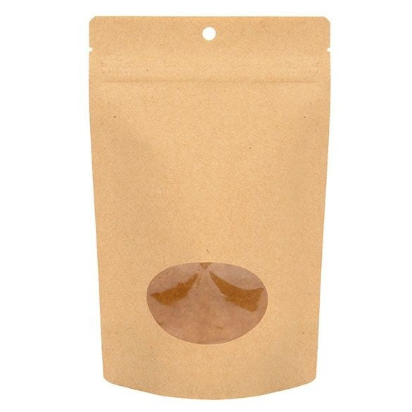 Doypack Eco en papier Kraft, 113 gr 130x79x206mm - 100 pcs