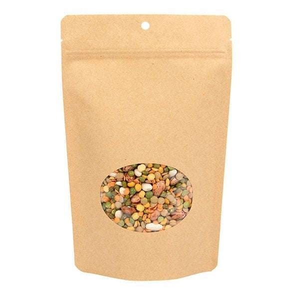 Doypack Eco en papier Kraft, 312 gr 149x89x232mm - 100 pcs
