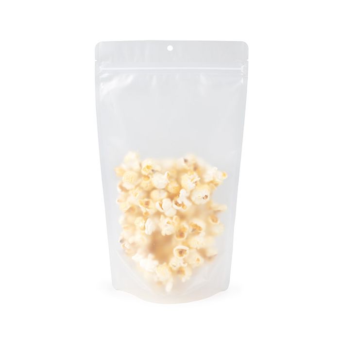 Doypack effet givré avec haute barrière protectrice 17.1x8.9x28.6 cm - 100 pièces