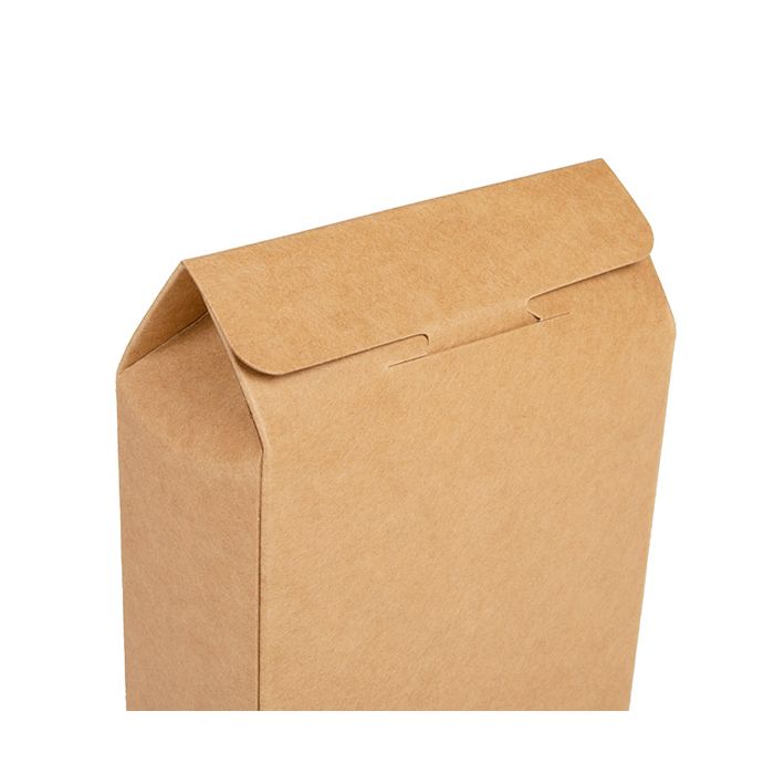 Boite Kraft Avec fenêtre ronde 105x44x133 mm - 25 pièces