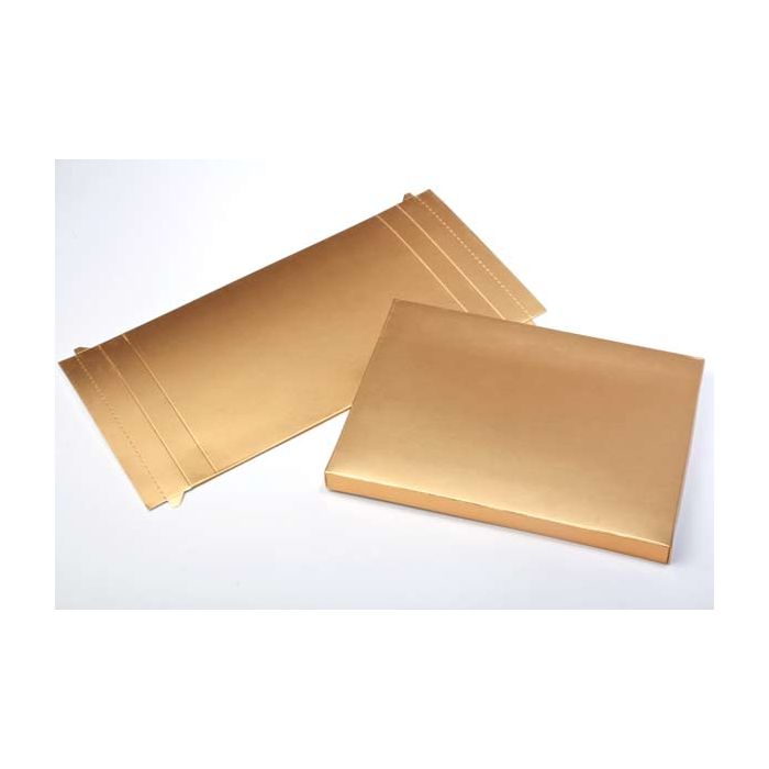 Kraft Gift Boxes Gold 114x25x152mm