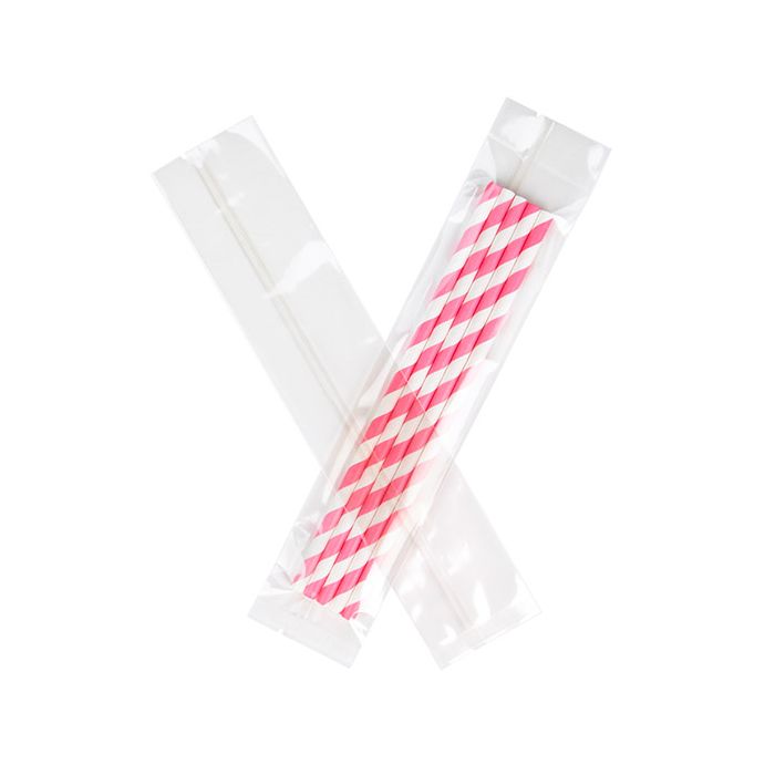 Sachet compostable 5.1x25.4 cm - 100 pièces