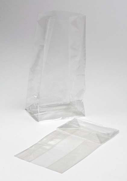 Sacs à fond plat Eco en Bioplastique, 102x64x203mm - 100 pcs
