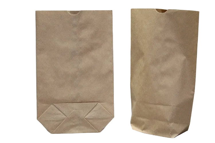 Eco Paper Bags with Cross Bottom 2.5 kg, 225x370mm