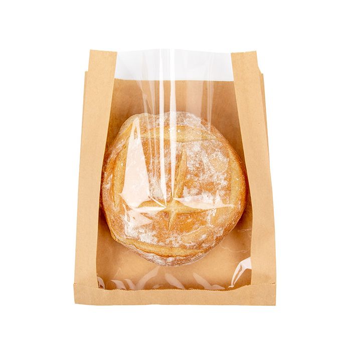 Kraft Bags 22,9x4,1x27,9 cm With Side Gussed - 100 pieces