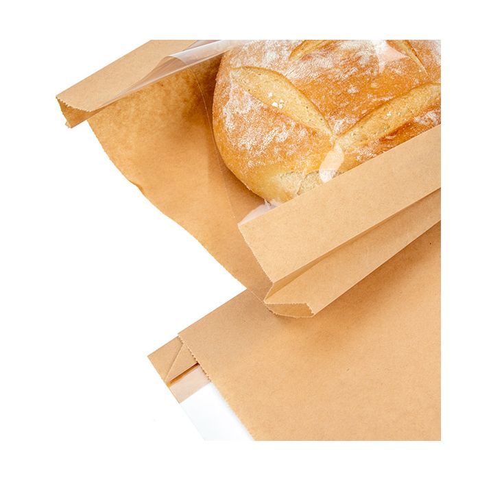Kraft Bags 22,9x4,1x27,9 cm With Side Gussed - 100 pieces