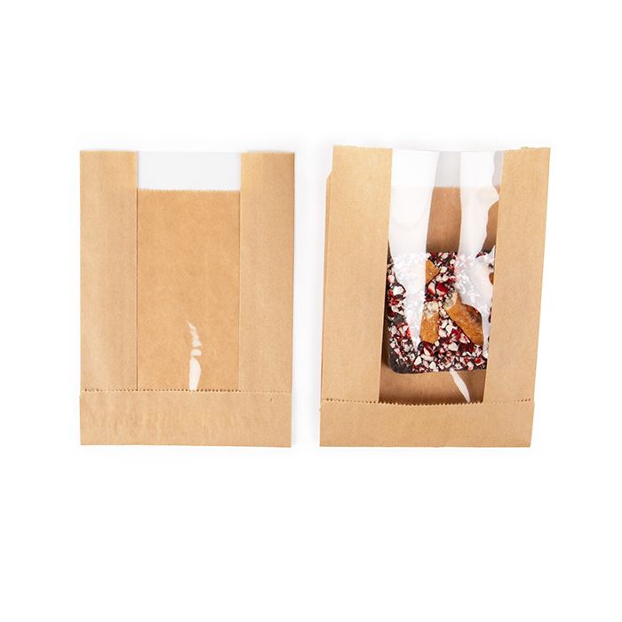 Kraft Bags 11x2,9x15,2 cm With Side Gussed - 100 pieces