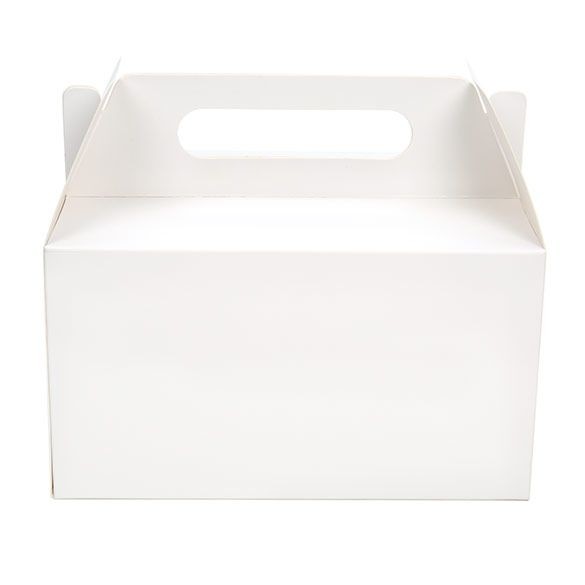 Boite Kraft Blanc avec Fenêtre 178x102x102 mm - 25 pièces