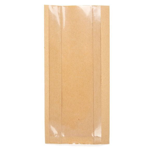 Kraft Bags 10.2x5.4x20.3cm with side gusset