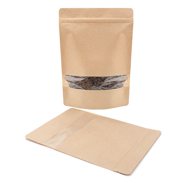 Doypack kraft 210x89x292mm (510 g) - 100 pièces