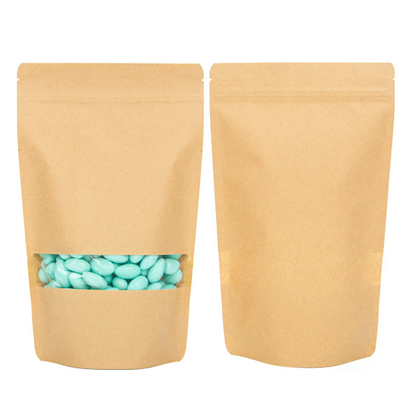 Doypack kraft 171x89x285 mm (340 g) - 100 pièces