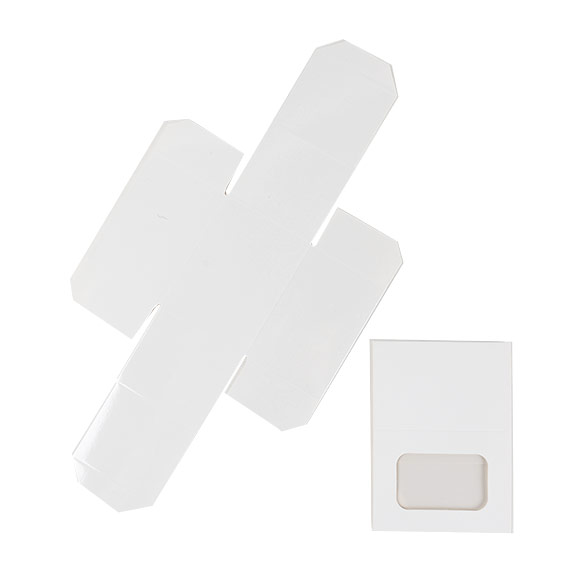 Boîtes en Papier Deux Pièces Blanches 9,5x6,4x5,7cm - 25 pcs
