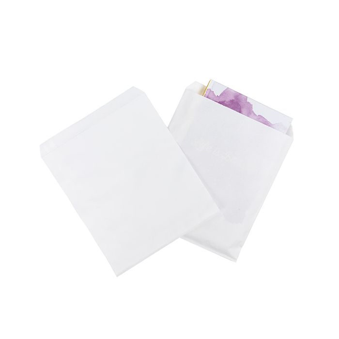 Sachet Blanc, 20,3x25,4cm (100 Pieces)