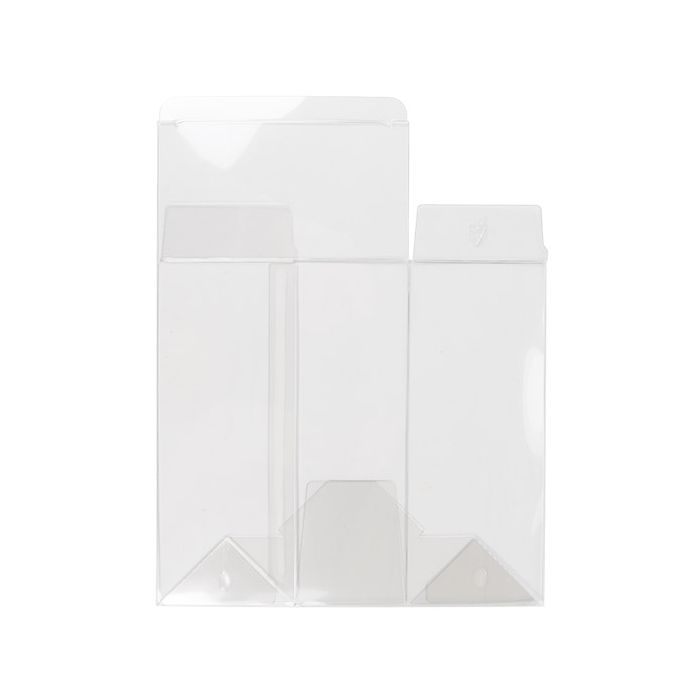 rPET Crystal Clear Pop & Lock Box 137x76 x187 mm