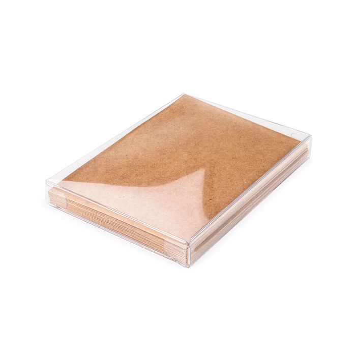 rPET Crystal Clear Box 9.5x1.6x13.2 cm - 25 pieces