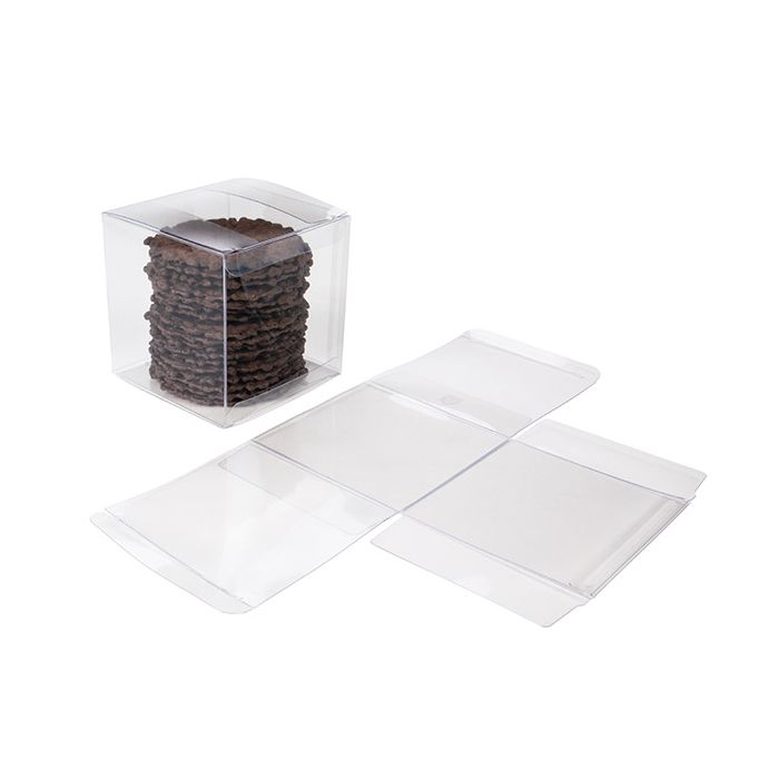 rPET Crystal Clear Box 10.2x10.2x10.2 cm - 25 pieces