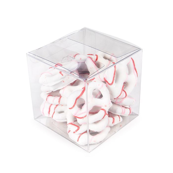 rPET Crystal Clear Pop & Lock Box 7.6x7.6x7.6 cm - 25 pieces